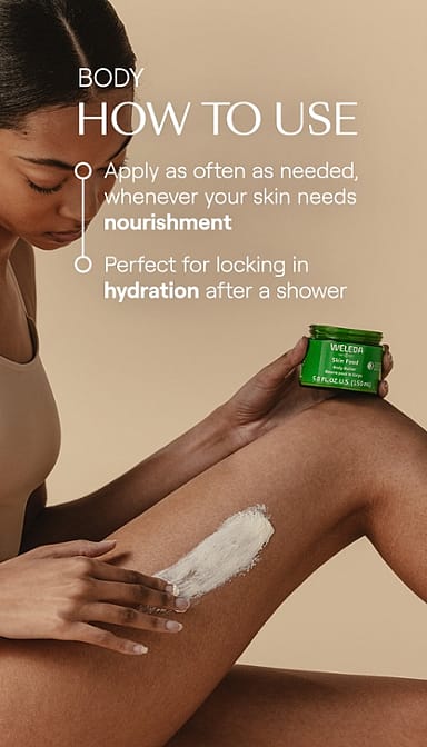 alimento de la piel del cuerpo de mantequilla weleda planta rica en cuidado del cuerpo - weleda