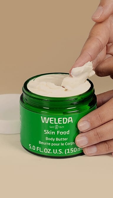 alimento de la piel del cuerpo de mantequilla weleda planta rica en cuidado del cuerpo - weleda