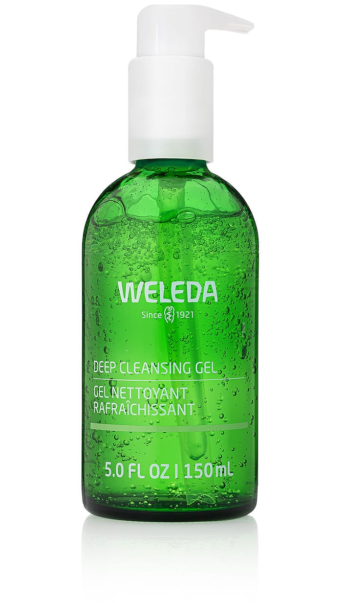 limpieza profunda de gel para claro piel equilibrada - weleda