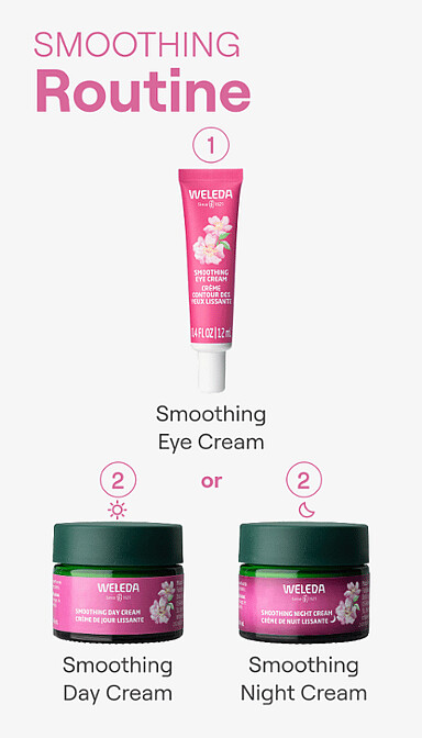 alisando crema de ojos con rosa salvaje y té blanco - weleda