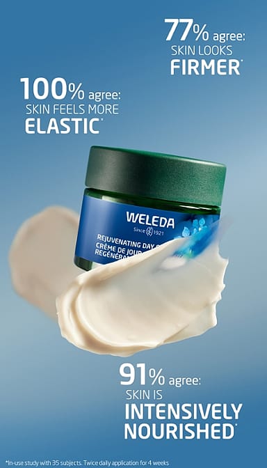 rejuvenecimiento crema de día weleda para el cuidado facial - weleda