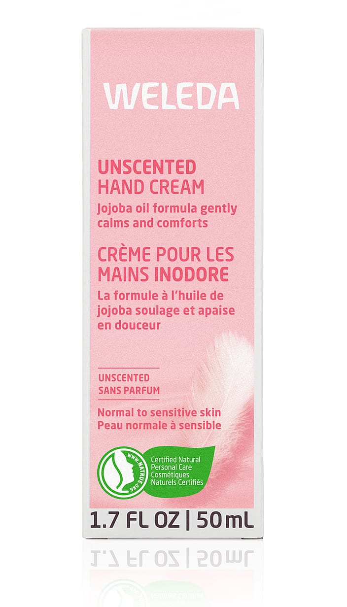 sin perfume y crema de manos - weleda