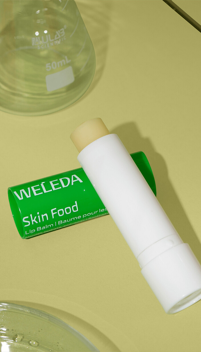 alimento de la piel del labio bálsamo weleda