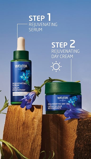 rejuvenecimiento de suero weleda para el cuidado facial - weleda