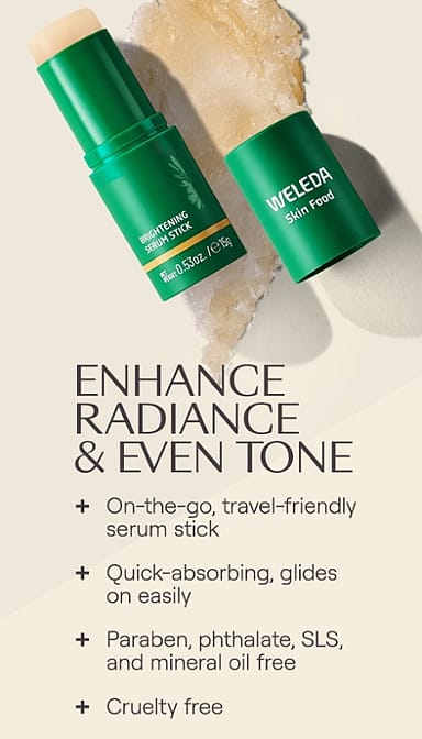 alimento de la piel brightening serum de palo - weleda